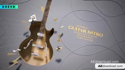 Guitar Intro/ Rock’n’roll Festival Jazz Blues/ Pop Star/ Country Music/ Texas/ Cowboy/ Melody/ Logo Openers template preview
