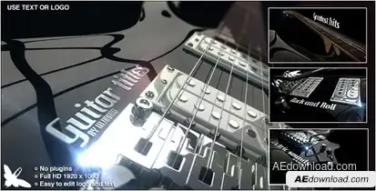 Guitar Titles Openers template preview
