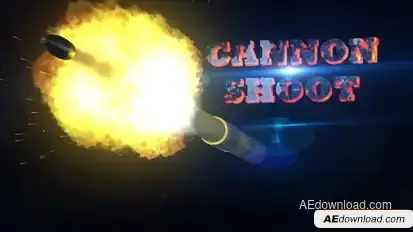 Gun Shot Intro Openers template preview
