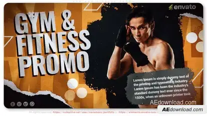 Gym and Fitness Promo Openers template preview