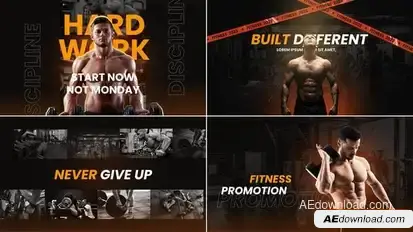 Gym Fitness Opener Openers template preview