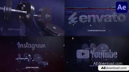Gym Logo 3 in 1 for After Effects Openers template preview