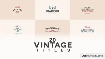 Gym Title Titles template preview