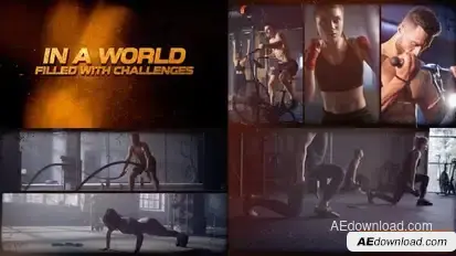 Gym Workout Sport Promo Openers template preview