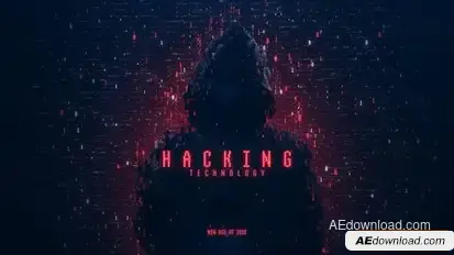 Hacker Logo Reveal Logo Stings template preview