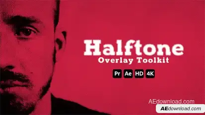 Halftone Overlay Toolkit Elements template preview