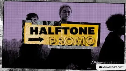 Halftone Promo Openers template preview