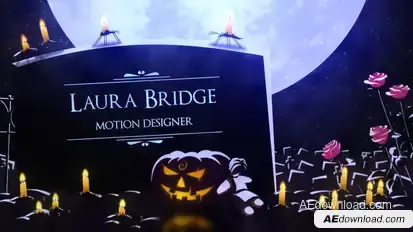 Halloween Titles template preview