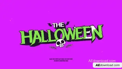 Halloween Titles template preview