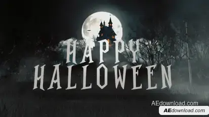 Halloween Logo Stings template preview