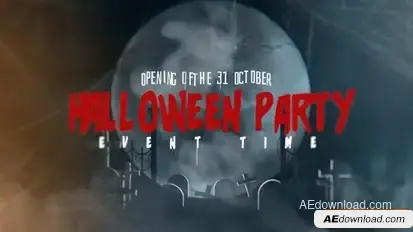 Halloween Event Time Openers template preview