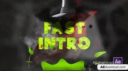 Halloween Fast Intro Logo Stings template preview