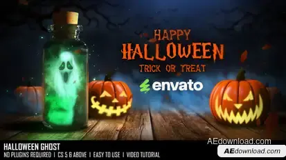 Halloween Ghost Openers template preview
