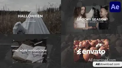 Halloween Horror Opener for After Effects Openers template preview