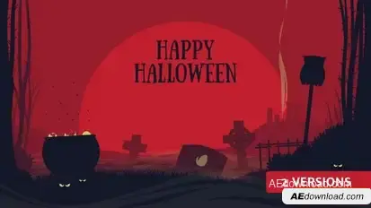 Halloween Intro Openers template preview