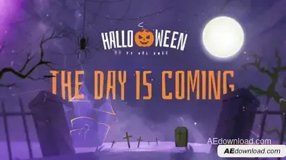 Halloween Intro Openers template preview