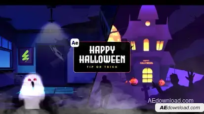 Halloween Intro Openers template preview
