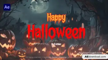 Halloween Intro | Happy Halloween 2024 Openers template preview