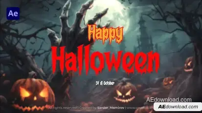 Halloween Intro | Happy Halloween 2024 Openers template preview