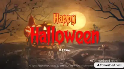 Halloween Intro | Happy Halloween 2025 Openers template preview
