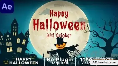 Halloween Intro | Happy Halloween Openers template preview