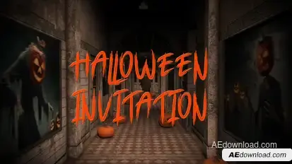 Halloween Invitation Openers template preview
