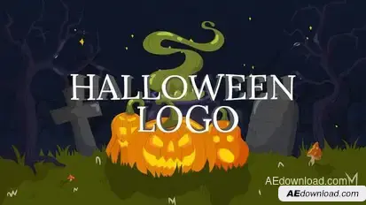 Halloween Logo Logo Stings template preview