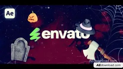 Halloween Logo Logo Stings template preview