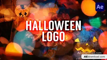 Halloween Logo Openers template preview
