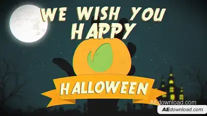 Halloween Logo Reveal Logo Stings template preview