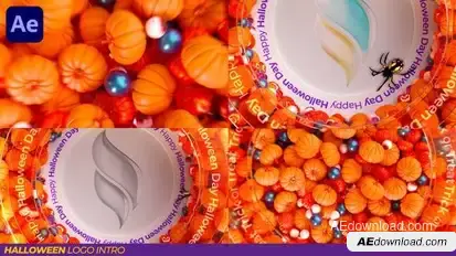 Halloween Logo Intro Openers template preview