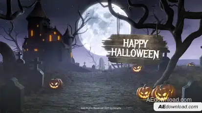 Halloween Logo Opener Openers template preview