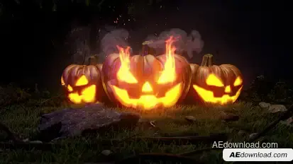 Halloween Logo Reveal Logo Stings template preview