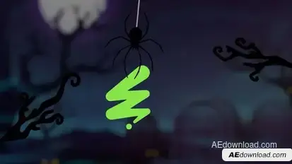 Halloween Logo Reveal Logo Stings template preview