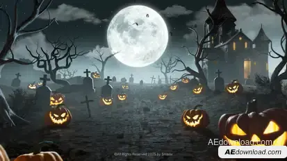 Halloween Logo Reveal Logo Stings template preview