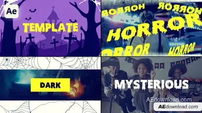 Halloween Opener Openers template preview