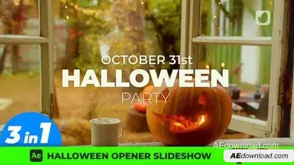 Videohive Halloween Opener Slideshow | 3 in 1 Openers template preview