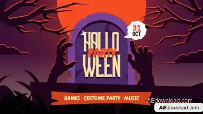 Halloween Party Openers template preview