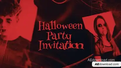 Halloween Party Invitation Openers template preview