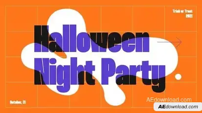 Halloween Party Promo Openers template preview