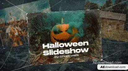 Halloween Photo Slideshow Video Displays template preview