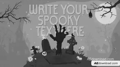Halloween Posters Elements template preview