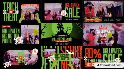 Halloween Promo Openers template preview