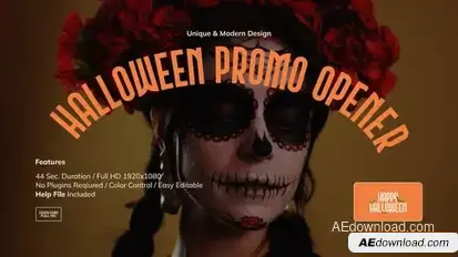 Halloween Promo Opener Openers template preview