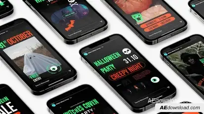 Halloween Promo Stories Product Promo template preview