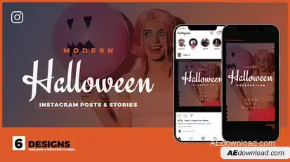 Halloween Sale Instagram Promo B133 Product Promo template preview