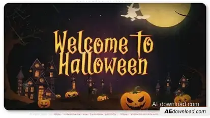 Halloween Slideshow Openers template preview