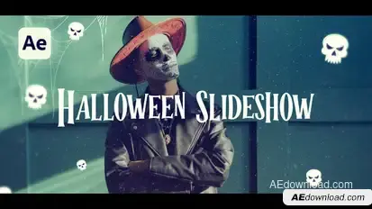 Halloween Slideshow Openers template preview