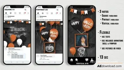 Halloween Social Media Opener Openers template preview