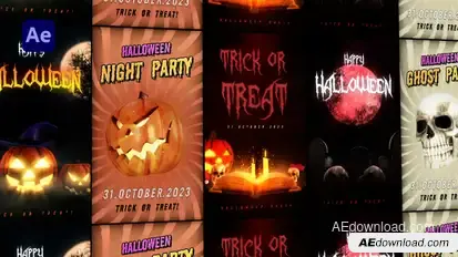 Halloween Spooky Stories Pack Titles template preview